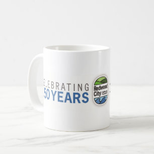 Redwood City 150th Anniversary Coffee Mug