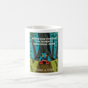 Redwood Forest California National Park Travel Coffee Mug