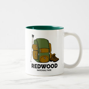 Redwood National Park Backpack Two-Tone Coffee Mug