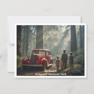 Redwood National Park - Be Awed - Travel Style Postcard
