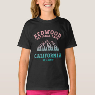 Redwood National Park California Gradient T-Shirt
