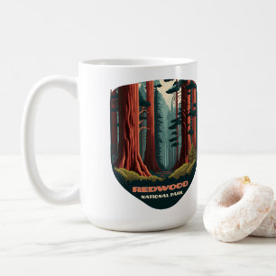 Redwood National Park California Trees Coffee Mug