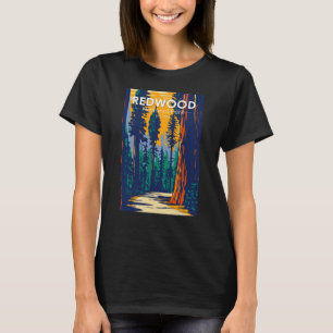 Redwood National Park California Vintage T-Shirt