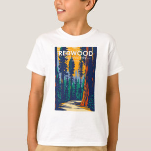 Redwood National Park California Vintage T-Shirt