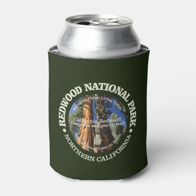 Redwood National Park Can Cooler (Can Front)