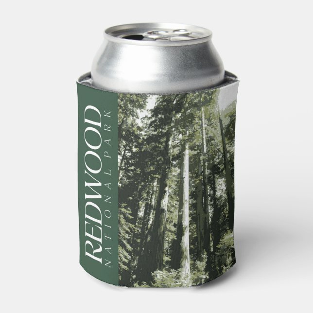 Redwood National Park Can Cooler (Can Front)
