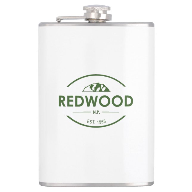 Redwood National Park Hip Flask (Front)