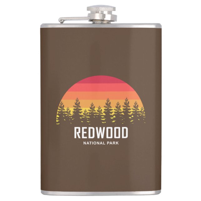 Redwood National Park Hip Flask (Front)