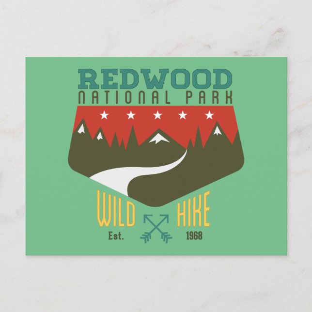Redwood National Park Postcard (Front)