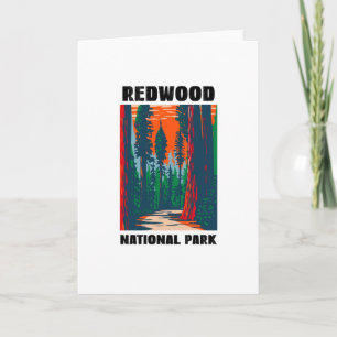 Redwood National Park, Redwood Trees Card