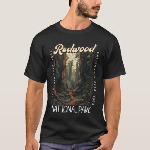 Redwood National Park Retro Distressed T-Shirt