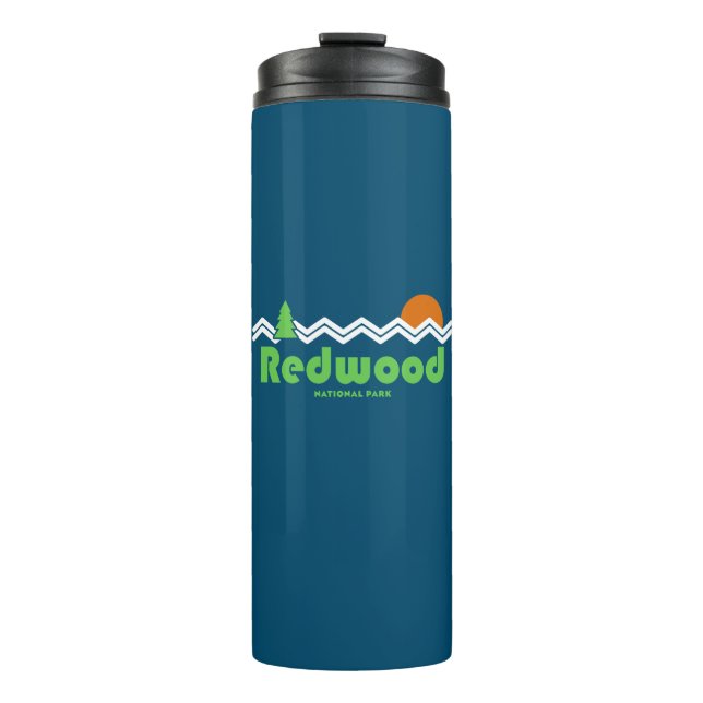 Redwood National Park Retro Thermal Tumbler (Front)