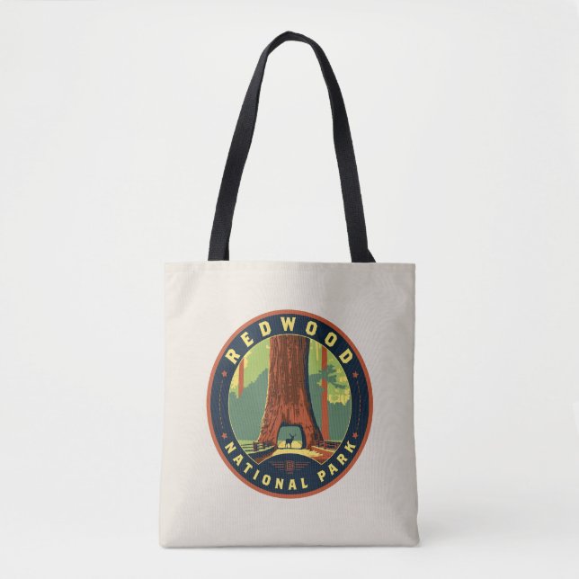 Redwood National Park Tote Bag (Front)