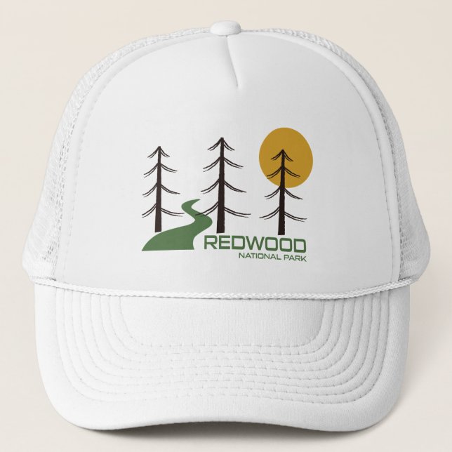 Redwood National Park Trail Trucker Hat (Front)