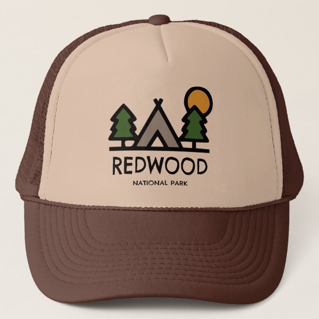 Redwood National Park Trucker Hat (Front)