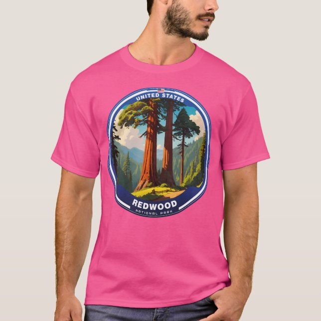 Redwood National Park Usa T-Shirt (Front)