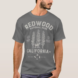 Redwood National Park  Vintage California Bear Gif T-Shirt