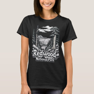 Redwood National Park Vintage Forest Coastal Wilde T-Shirt