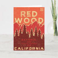 Redwood National Park Vintage Poster
