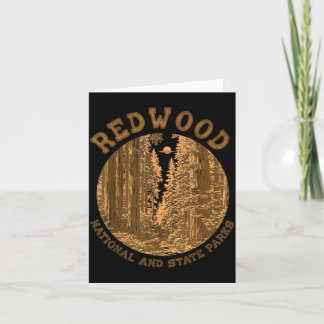 Redwood National State Parks Travelling Nature Card