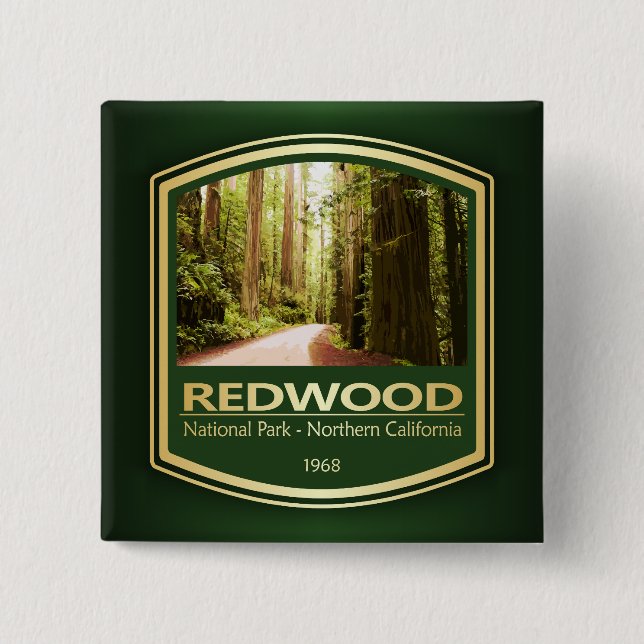 Redwood NP (PF1) 15 Cm Square Badge (Front)