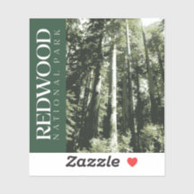 Redwood Sticker, National Park Decal