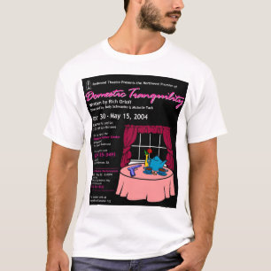 Redwood Theatre Domestic Tranquillity Poster T-Shirt