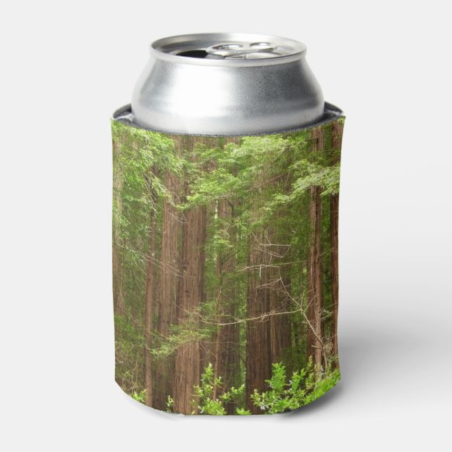 Redwood Trees at Muir Woods National Monument Can Cooler (Can Front)