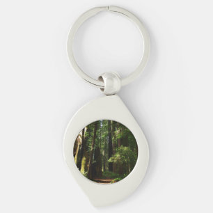 Redwoods and Ferns at Redwood National Park Key Ring