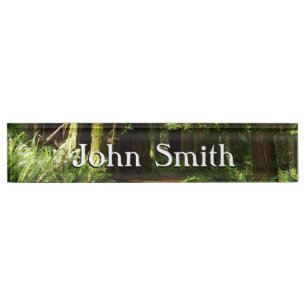 Redwoods and Ferns Nameplate