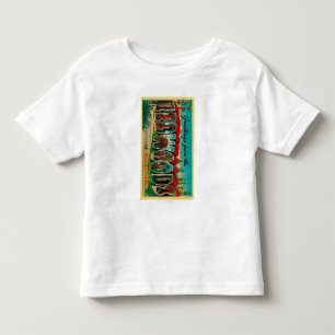 Redwoods, California - Large Letter Scenes Toddler T-Shirt