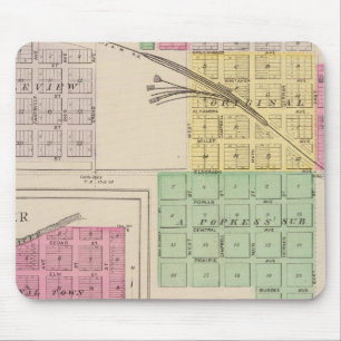 Reece, Fall River, Hamilton, and Climax, Kansas Mouse Mat