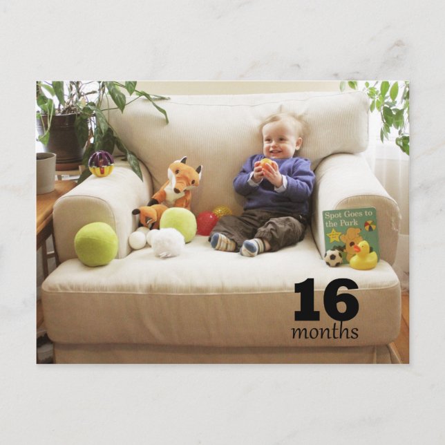 Reed - 16 months postcard (Front)