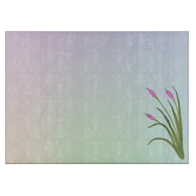 Reed Large Glass Cutting Board (Front)