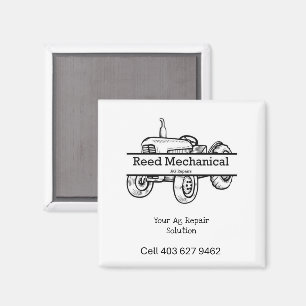 Reed Mechanical Fridge Magnet