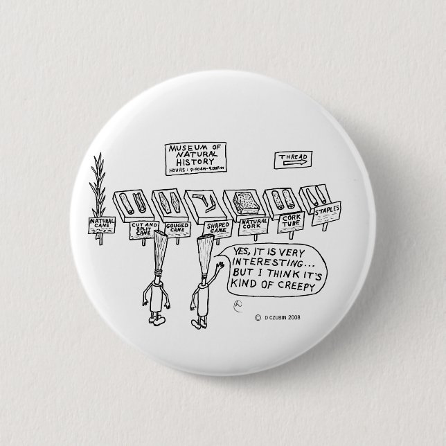 Reed Natural History 6 Cm Round Badge (Front)