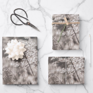 Reed Nature Photo Wrapping Paper Sheet