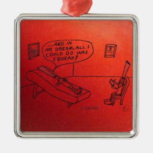 Reed Psychologist White Metal Tree Decoration