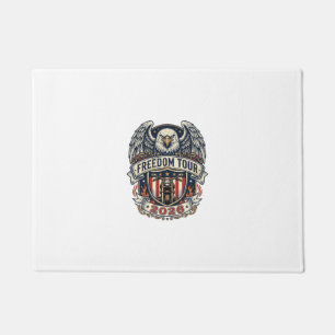 reedom Tour 2026 Vintage Eagle Motorcycle Doormat