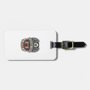 reedom Tour 2026 Vintage Eagle Motorcycle Luggage Tag