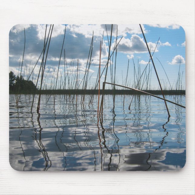 Reeds and Reflections on Rice Lake Mouse Mat (Front)