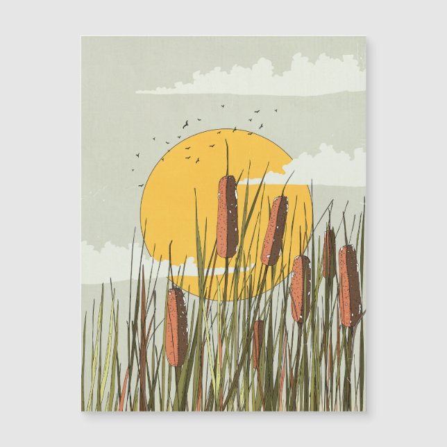 Reeds in the Sunset (Front)