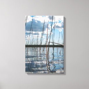 Reeds on Rice Lake – Upper Peninsula Canvas Print