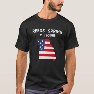 Reeds Spring Missouri USA State America Travel Mis T-Shirt