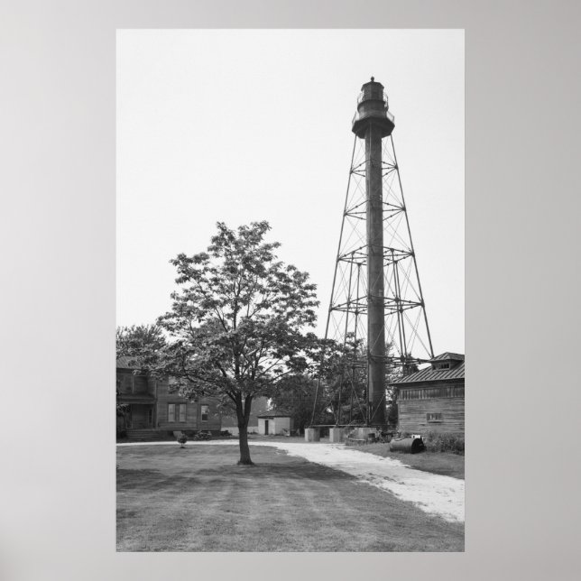 Reedy Island Range Rear Light Poster (Front)