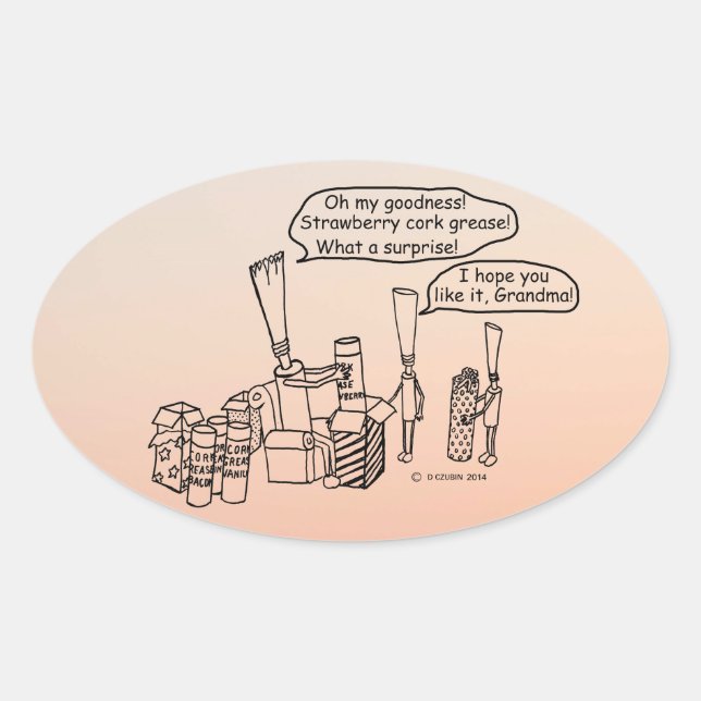 Reedz Gifts Oval Sticker (Front)