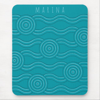 Reef Customisable Name Australian Dreamtime Art Mouse Mat