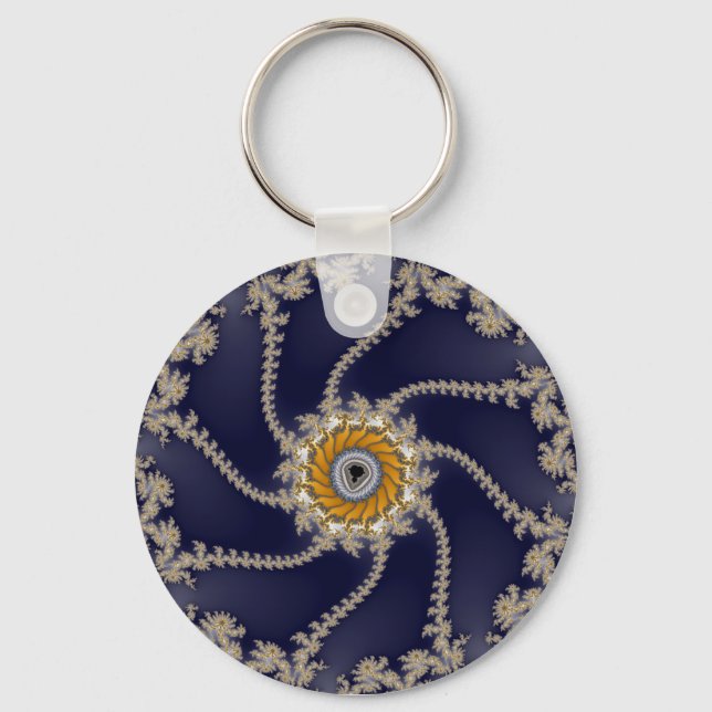 Reef Fractal - Fractal Keychain (Front)