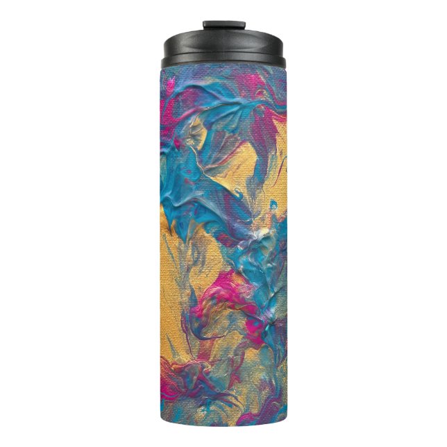 Reef Garden Balloon Painting Studio Art Thermal Tumbler (Front)