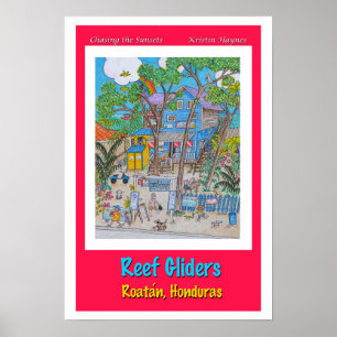 Reef Gliders Dive shop Poster